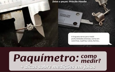 Como usar o paquímetro para medições precisas em joias folheadas